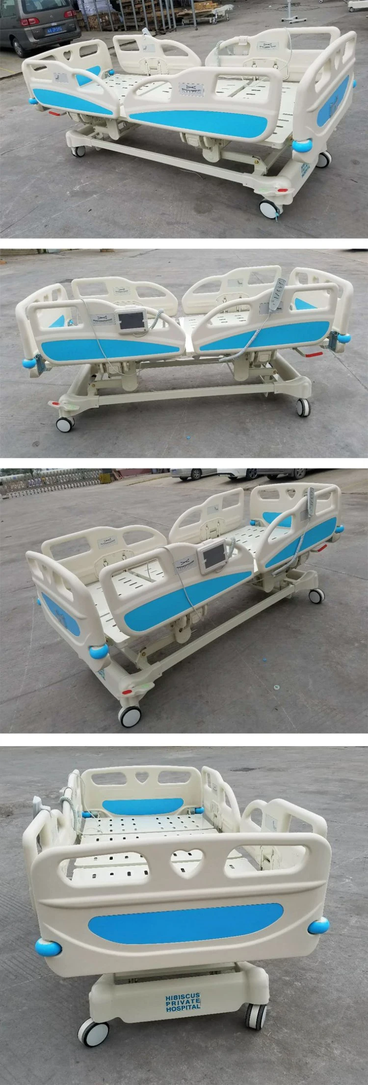 Cheapest Hospital Equipment Multifunction Medical Beds Electric 5 Functions Hospital Bed Price with CPR