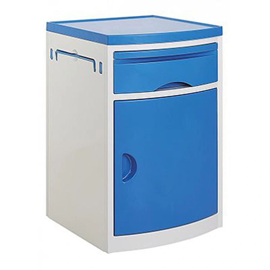Chinese High Quality Hospital Medical ABS Bedside Cabinet Locker Table Clinic Hospital Patient ABS Bedside Cabinet