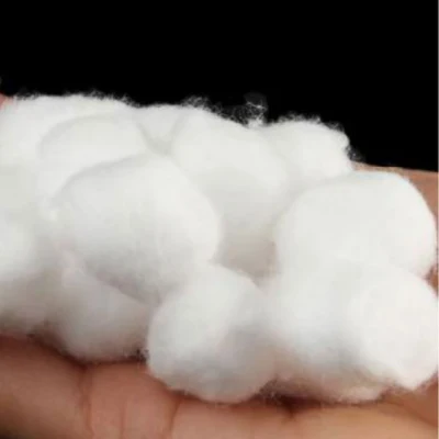 Boule de coton absorbant médical jetable