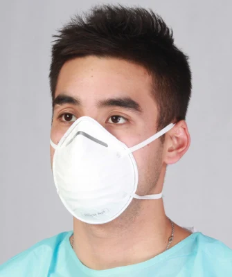 Masque facial chirurgical médical non tissé de protection jetable à 3 couches de type sûr