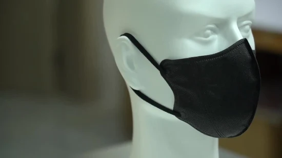 Masques faciaux jetables d'usine de Xiantao Masque médical Morandi noir