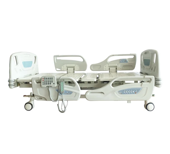 Lit d'hôpital patient de clinique d'ICU de mobilier médical d'équipement de soins infirmiers électrique de 5 fonctions