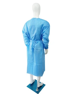 Costume Chirurgical CE Tissé Étanche Uniforme Médical Jetable Chirurgical Scrub Suit Robe Renforcée - Stérile Jetable