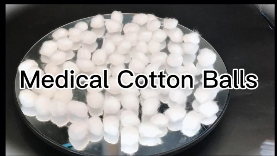 Boules de coton pur à 100 % de haute qualité boules de coton stérile boules de laine de coton médical