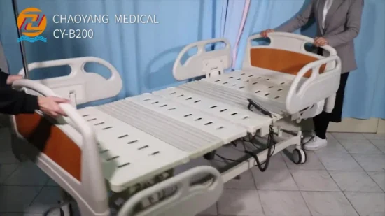Mobilier d'hôpital Lit médical électrique à cinq fonctions Lit d'hôpital