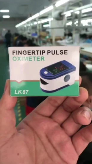 Usine Entrepôt Spot Blood Oxygen Monitoring Home OLED Digital Finger Pulse Oxymeter Lk87